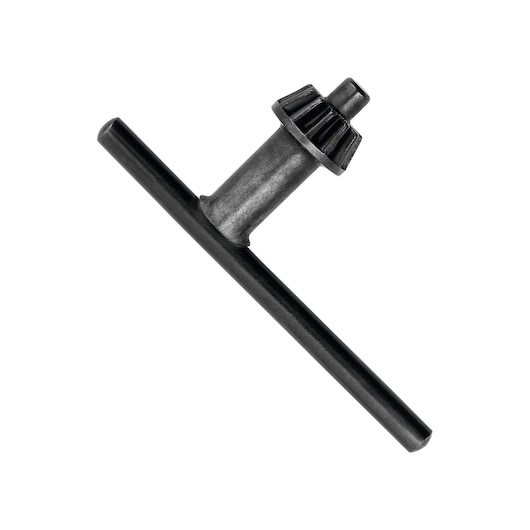 BLACKDECKER 70-018E metal drill chuck key, side angle, on white background.