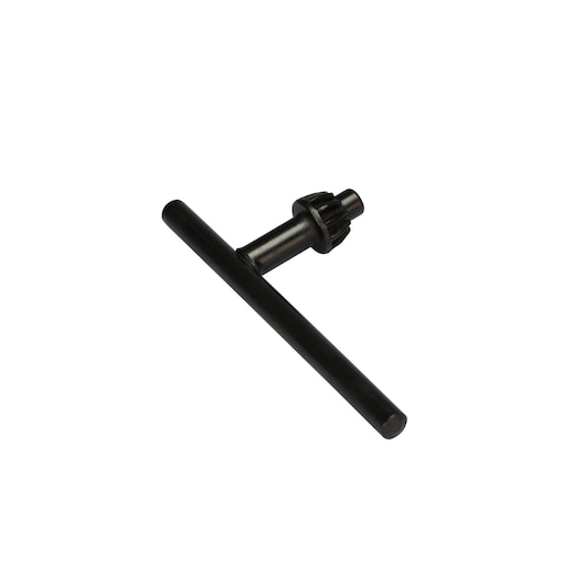 BLACKDECKER metal chuck key, SKU 70-022E, tool accessory, side angle photo on white background