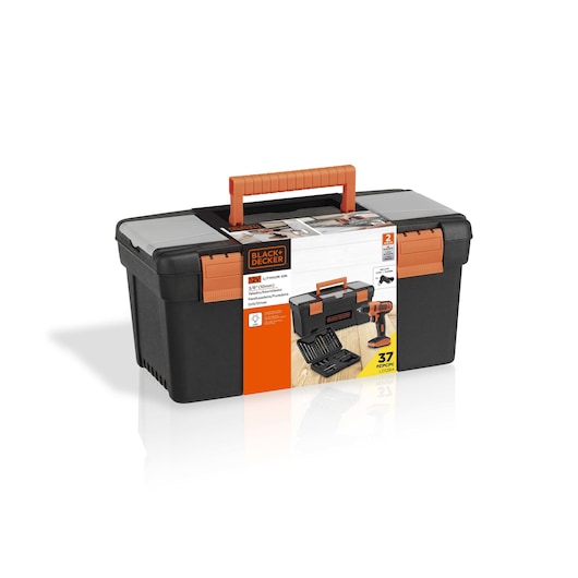 Taladro Atornillador + Caja +37 accesorios
